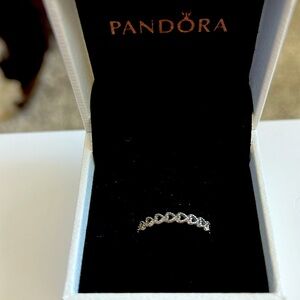 Pandora Band of Hearts Ring